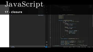 JavaScript 17 closure