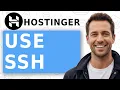 How To Use Ssh In Hostinger 2026 Access Ssh Hostinger - Hostinger Ssh Terminal