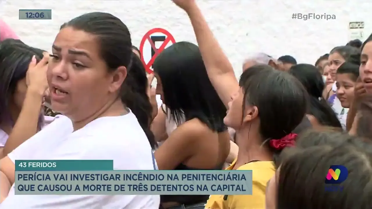 Perícia vai investigar incêndio na penitenciária que causou a morte de detentos em Florianópolis