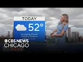 Chicago weather cloudy start rain by evening