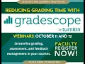 Reducing Grading Time with Gradescope Oct 12 2023