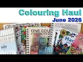 Adult Colouring Haul New Coloring Books Supplies from June 2026