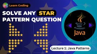 Star Pattern Programs in Java Learn Coding