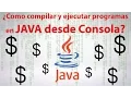 How to run a Java program from the console CMD