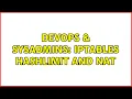 DevOps SysAdmins Iptables hashlimit and nat