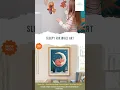 Minimalist Sleepy fox Wall art poster