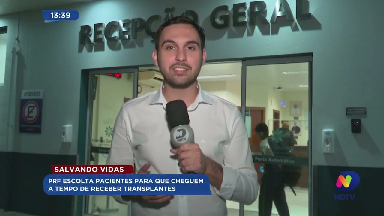 Salvando vidas: PRF escolta pacientes para que cheguem a tempo de receber transplante