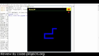 Snake Game In PYTHON With Source Code Source Code Projects