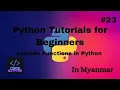 Lambda Functions in Python Python Tutorials for Beginners in Myanmar