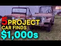 Discover 5 Budget-Friendly Classic Project Car Finds Under 2 000