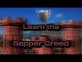 The Sapper Creed Looped Five Times To Easily Memorize