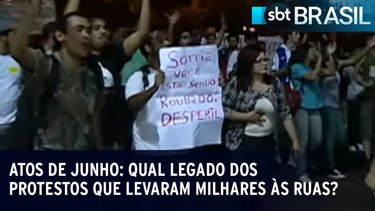 Atos de junho: qual legado dos protestos que levaram milhares às ruas? | SBT Brasil (23/06/23)