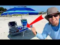 NEW AMMSUN Beach Umbrella with Tray Review