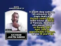 Kayson Justin Simon Short Obituary
