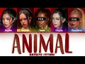 KATSEYE (캣츠아이) - ANIMAL but you are LARA and YOONCHAE - (Color Coded Lyrics/CCL)
