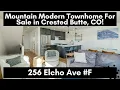 Mountain Modern Townhome For Sale in Crested Butte South - 256 Elcho Ave