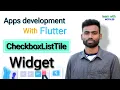 Flutter CheckBoxListTile Widget Learn With Motaleb Abdul Motaleb