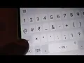 how to type infinity symbol in android phone