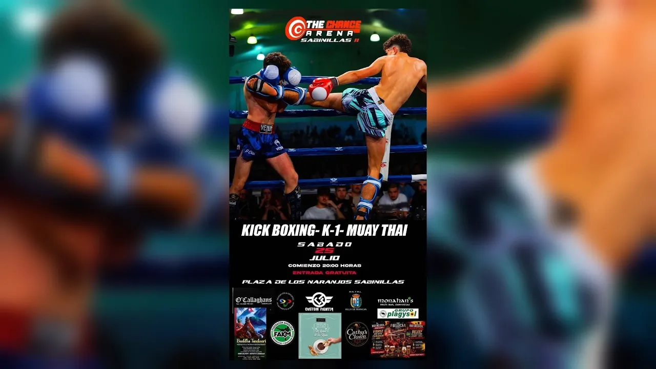 Mañana se celebra una velada de kick boxing, K1 y muay thai
