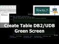 Create Table Command DB2 UDB