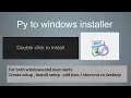 Python tutorial in Hindi 57 How to create a software setup