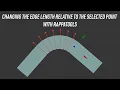 Dark Max 90 - Changing the edge length relative to the selected point with RappaTools