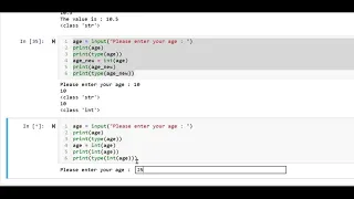 Python Basics - User Input Type Conversion