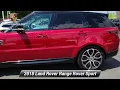 Used 2018 Land Rover Range Rover Sport HSE Vienna VA UP24253A