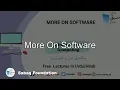 More on Software Computer Science Lecture Sabaq pk