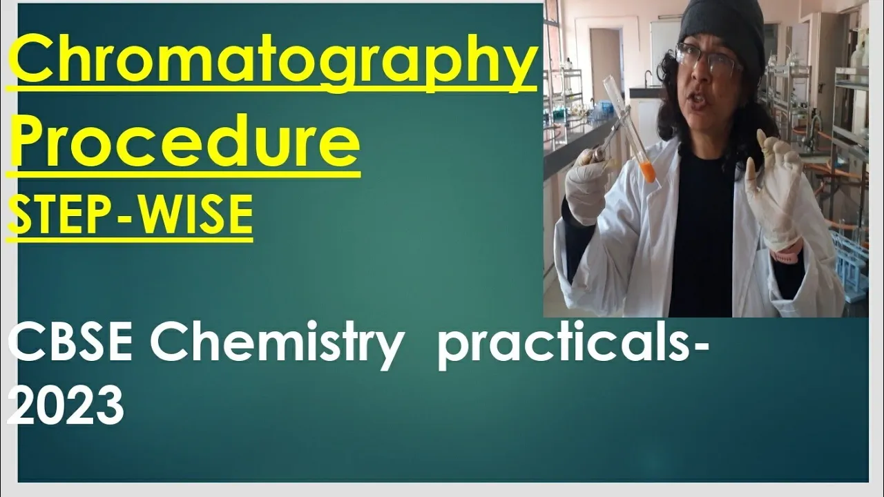 Class 12 Paper Chromatography for separation of Ions & Rf value calculations