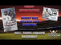 MERRY CHROME-MAS 2021 TOPPS CHROME RELEASE DAY HOBBY BOX