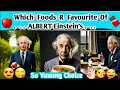 Albert Einstein whats eat Genius people favorite foods RG cuts