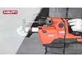 HOW TO use Hilti TE DRS-6-A dust removal system and DCD dust collector