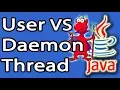 Java Daemon Thread vs User Thread Example