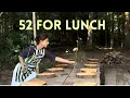 we hosted 52 people for lunch in the woods