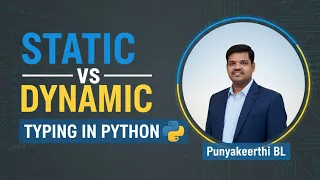Static vs Dynamic Typing in Python Explained Python for Generative AI Series