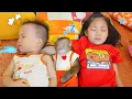 Download Lagu So cute! Monkey Pupu tries to sleep with Nguyen and Mun