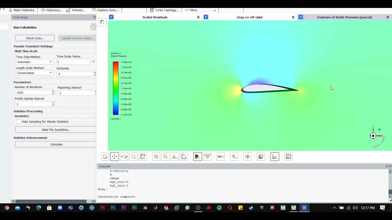 Ansys: Static Structural and CFD analysis of a 3D airfoil (Wing) (Basics)