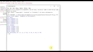 Python Program to map Two Lists into a Dictionary