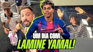 PASSEI UM DIA COM LAMINE YAMAL EM BARCELONA!