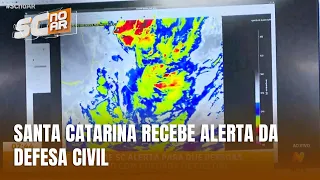 Defesa Civil de SC alerta para riscos com chegada de ciclone