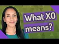 What XO means