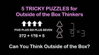 5 Outside Of The Box Puzzles For True Geniuses Think Outside The Box Problem 52 