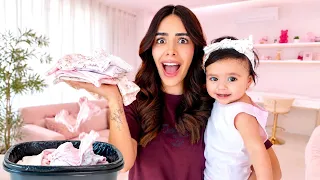 TIRE a la BASURA la ROPA DE MI BEBÉ 🗑️ que ya no le queda!