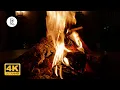 Download Lagu Crackling Fire, Fire burning w/ Rain on Roof \u0026 Thunderstorm Outside - 10 Hours - 4K