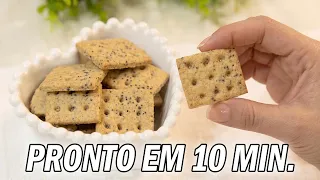 Biscoito de Aveia Salgado NA AIRFRYER: Saudável, Crocante e PRONTO EM 10 MINUTOS!