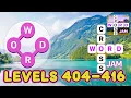 Crossword Jam Levels 404 - 416 Answers