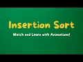 How Insertion Sort Works Step-By-Step - Visual Algorithm Explanation Data Structures 2024