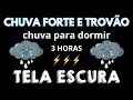 Download Lagu Tela preta 🌦️ Durma profundamente com sons naturais 🌦️ Sons de chuva sem trovões para dormir