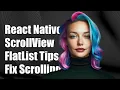 React Native Not Scrolling Troubleshooting Tips Solutions